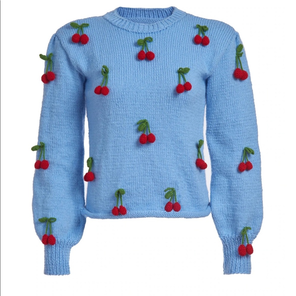 Lirika Matoshi Cherries Knit Sweater XS